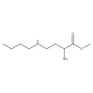 Methyl 2-amino-4-(butylamino)butanoate结构式