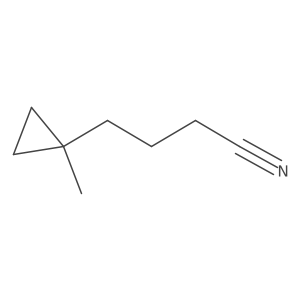 4-(1-Methylcyclopropyl)butanenitrile结构式