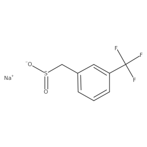 Sodium [3-(trifluoromethyl)phenyl]methanesulfinate Structure