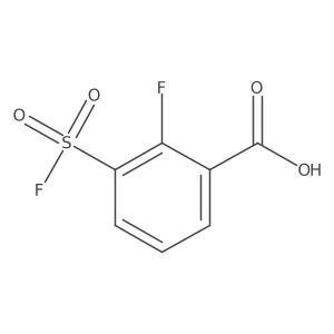 2-Fluoro-3-(fluorosulfonyl)benzoic acid Structure