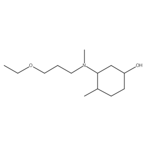 3-[(3-Ethoxypropyl)(methyl)amino]-4-methylcyclohexan-1-ol Structure