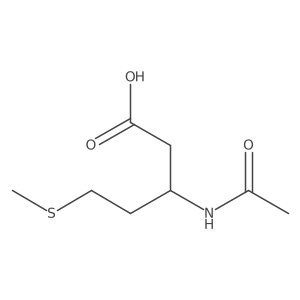 3-Acetamido-5-(methylsulfanyl)pentanoic acid Structure