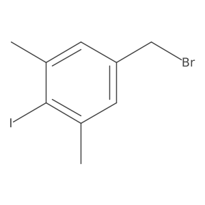 5-(Bromomethyl)-2-iodo-1,3-dimethylbenzene Structure