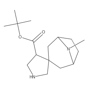 Tert-butyl 8-methyl-8-azaspiro[bicyclo[3.2.1]octane-3,3'-pyrrolidine]-4'-carboxylate Structure