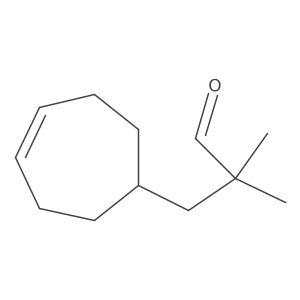 3-(Cyclohept-4-en-1-yl)-2,2-dimethylpropanal结构式