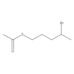 S-(4-Bromopentyl) ethanethioate Structure