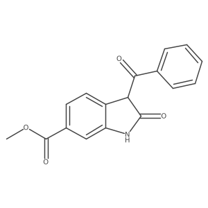 Methyl 3-benzoyl-2-oxoindoline-6-carboxylate Structure