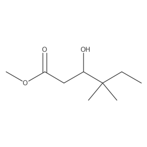 methyl (3S)-3-hydroxy-4,4-dimethylhexanoate Structure