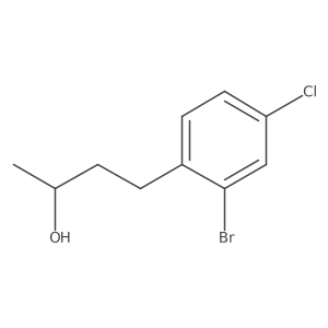 (2R)-4-(2-bromo-4-chlorophenyl)butan-2-ol Structure