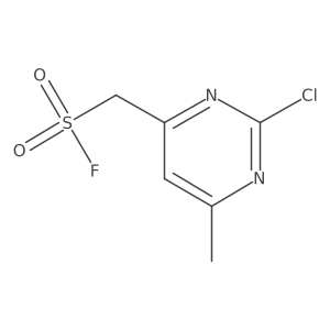 (2-Chloro-6-methylpyrimidin-4-yl)methanesulfonyl fluoride Structure
