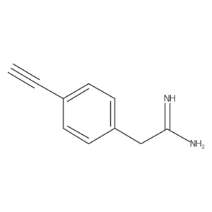 2-(4-Ethynylphenyl)ethanimidamide结构式