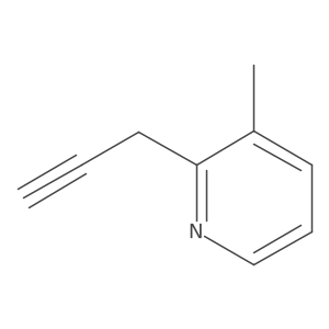 3-Methyl-2-(prop-2-yn-1-yl)pyridine结构式