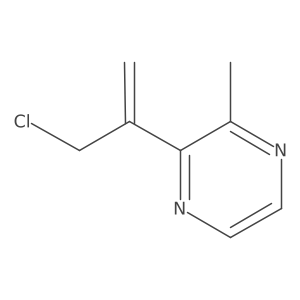 2-(3-Chloroprop-1-en-2-yl)-3-methylpyrazine结构式