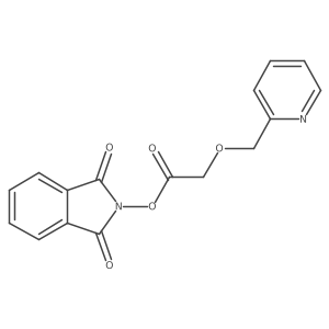 1,3-dioxo-2,3-dihydro-1H-isoindol-2-yl 2-[(pyridin-2-yl)methoxy]acetate Structure