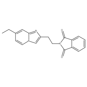 2-[2-(7-Ethylimidazo[1,2-a]pyridin-2-yl)ethyl]-1H-isoindole-1,3(2H)-dione结构式