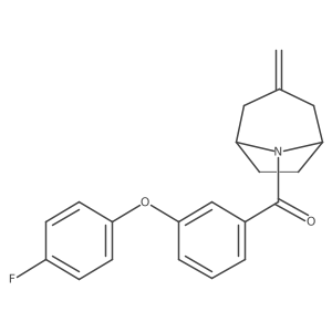 8-[3-(4-Fluorophenoxy)benzoyl]-3-methylidene-8-azabicyclo[3.2.1]octane Structure