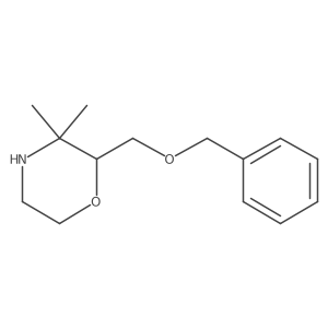 2-[(Benzyloxy)methyl]-3,3-dimethylmorpholine Structure