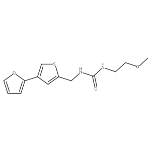 1-{[4-(Furan-2-yl)thiophen-2-yl]methyl}-3-(2-methoxyethyl)urea Structure