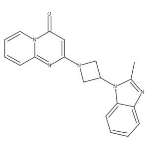 2-[3-(2-Methylbenzimidazol-1-yl)azetidin-1-yl]pyrido[1,2-a]pyrimidin-4-one Structure