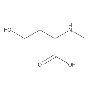 (2R)-4-hydroxy-2-(methylamino)butanoic acid Structure
