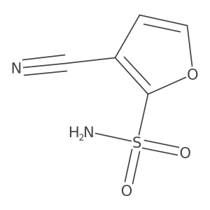 3-Cyanofuran-2-sulfonamide Structure
