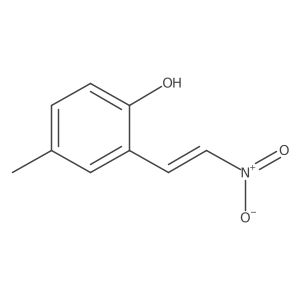 4-Methyl-2-(2-nitroethenyl)phenol Structure