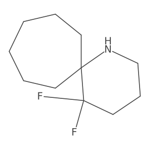 5,5-Difluoro-1-azaspiro[5.6]dodecane Structure