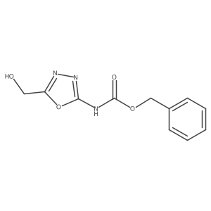 benzyl N-[5-(hydroxymethyl)-1,3,4-oxadiazol-2-yl]carbamate Structure
