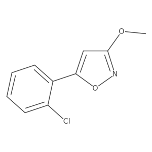 5-(2-Chlorophenyl)-3-methoxyisoxazole结构式