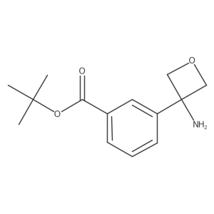 Tert-butyl 3-(3-aminooxetan-3-yl)benzoate结构式
