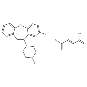 Clorotepine maleate, (+)- Structure