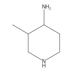 (3S,4S)-3-Methyl-piperidin-4-ylamine Structure