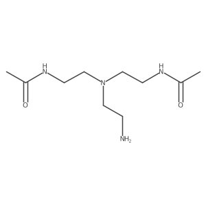 N,N'-(((2-aminoethyl)azanediyl)bis(ethane-2,1-diyl))diacetamide结构式