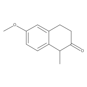 3,4-Dihydro-6-methoxy-1-methyl-2(1H)-naphthalenone结构式