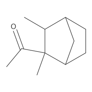Ethanone, 1-(2,3-dimethylbicyclo(2.2.1)hept-2-yl)- Structure
