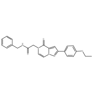 N-benzyl-2-[2-(4-ethoxyphenyl)-4-oxopyrazolo[1,5-a]pyrazin-5(4H)-yl]acetamide Structure