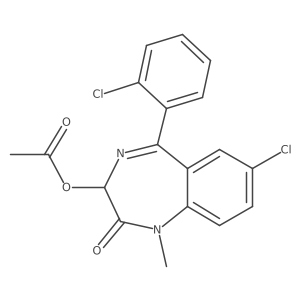 Lormetazepam acetate结构式