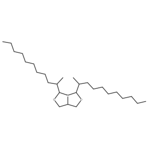 1H,3H,5H-Oxazolo(3,4-c)oxazole, dihydro-3,5-bis(1-methyldecyl)-结构式
