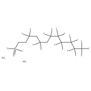 6-(Perfluorohexyl)-3,3,5,5-tetrafluorohexanol 1-(dihydrogen phosphate) ammonium salt (1:2) Structure