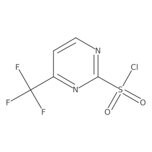 4-(trifluoromethyl)pyrimidine-2-sulfonyl Chloride Structure