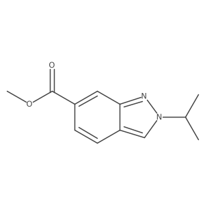 methyl 2-isopropyl-2H-indazole-6-carboxylate结构式