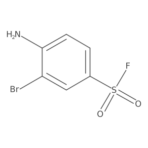 4-Amino-3-bromobenzene-1-sulfonyl fluoride结构式
