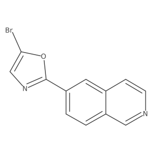 6-(5-Bromo-2-oxazolyl)isoquinoline Structure