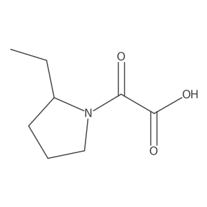 2-(2-Ethylpyrrolidin-1-yl)-2-oxoacetic acid Structure