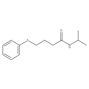 4-(phenylsulfanyl)-N-(propan-2-yl)butanamide Structure