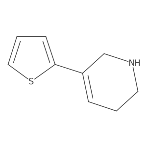 5-Thiophen-2-yl-1,2,3,6-tetrahydropyridine结构式