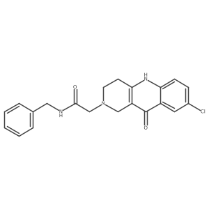 N-benzyl-2-(8-chloro-10-oxo-3,4-dihydrobenzo[b][1,6]naphthyridin-2(1H,5H,10H)-yl)acetamide Structure