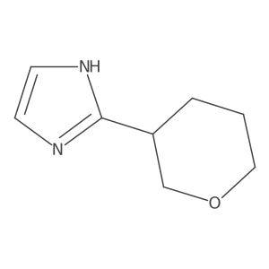 2-(oxan-3-yl)-1H-imidazole结构式