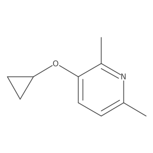 3-Cyclopropoxy-2,6-dimethylpyridine结构式