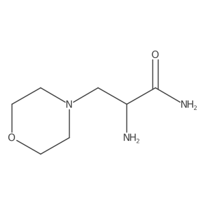 2-Amino-3-morpholinopropanamide Structure